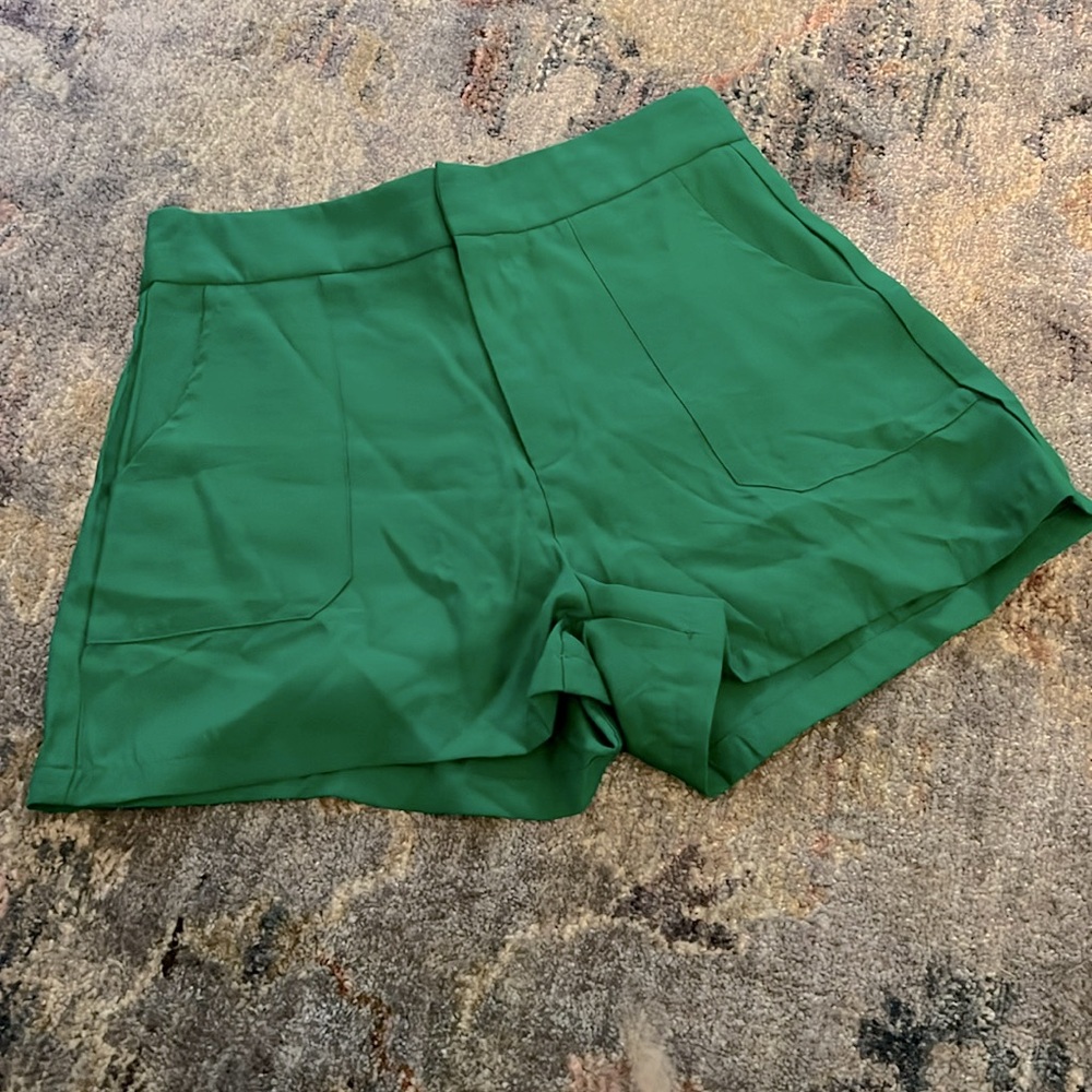 Green shorts